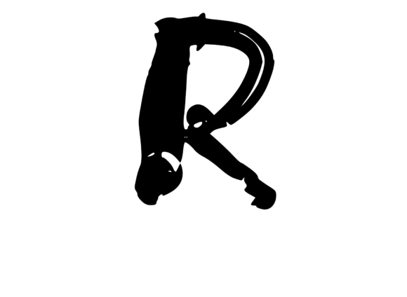 Bold Rotten Decaying Mono Letter R Review