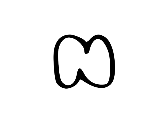 Friendly Bubble Cartoon Mono Letter SVG Review