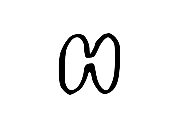 Friendly Bubble Cartoon Mono Letter SVG Review