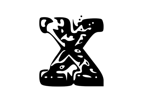 Fun Whacky Playful Mono Letter X V.1 Review