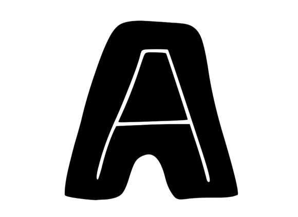 Funky Bold Skeleton Letter A Review for Embroidery Projects