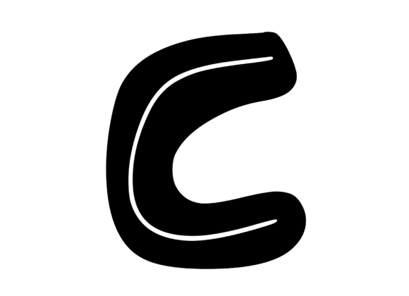 Funky Bold Skeleton Letter C Review