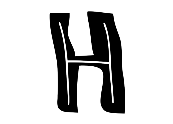 Funky Bold Skeleton Letter H Review for Embroidery Projects