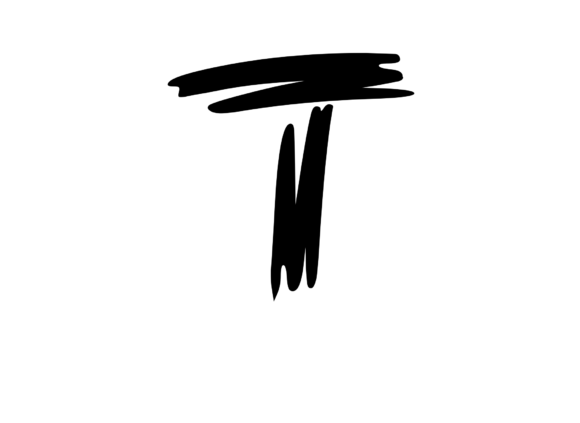 Old Brush Stroked Mono Letter T Review