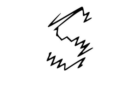 Zapped Comic Shocked Mono Letters S Review