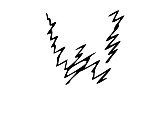 Zapped Comic Shocked Mono Letters W Review